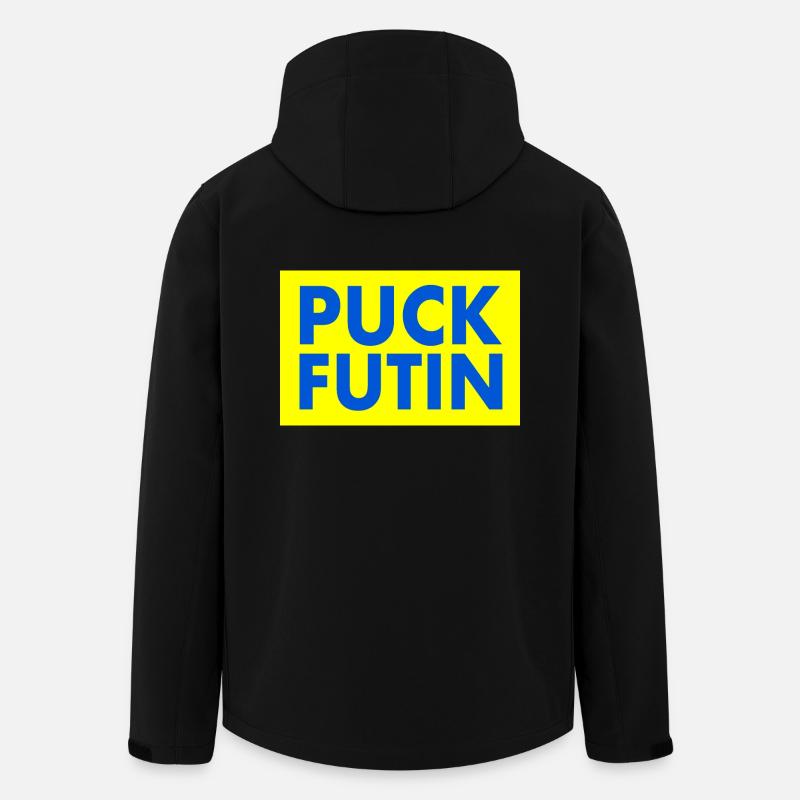 fck ptn - Men’s Recycled Softshell Jacket by Stanley/Stella - black