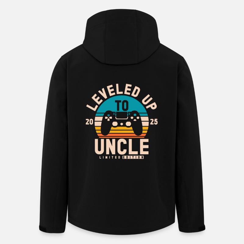 Ascended to Uncle 2025 - Men’s Recycled Softshell Jacket by Stanley/Stella - black