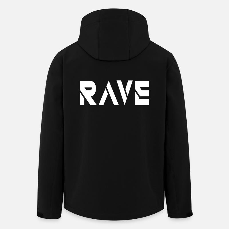 Rave - Recycelte Männer Softshell-Jacke von Stanley/Stella - Schwarz