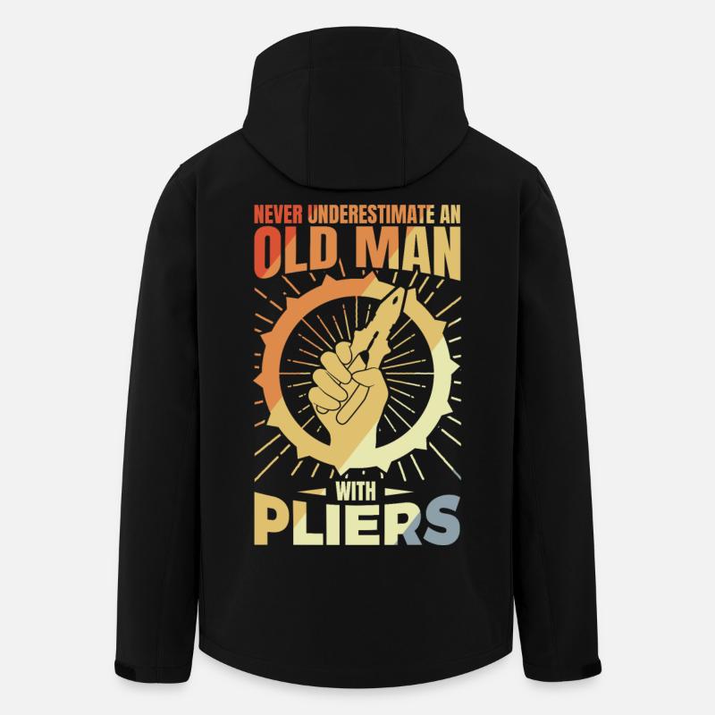 Old electronics technician - Men’s Recycled Softshell Jacket by Stanley/Stella - black