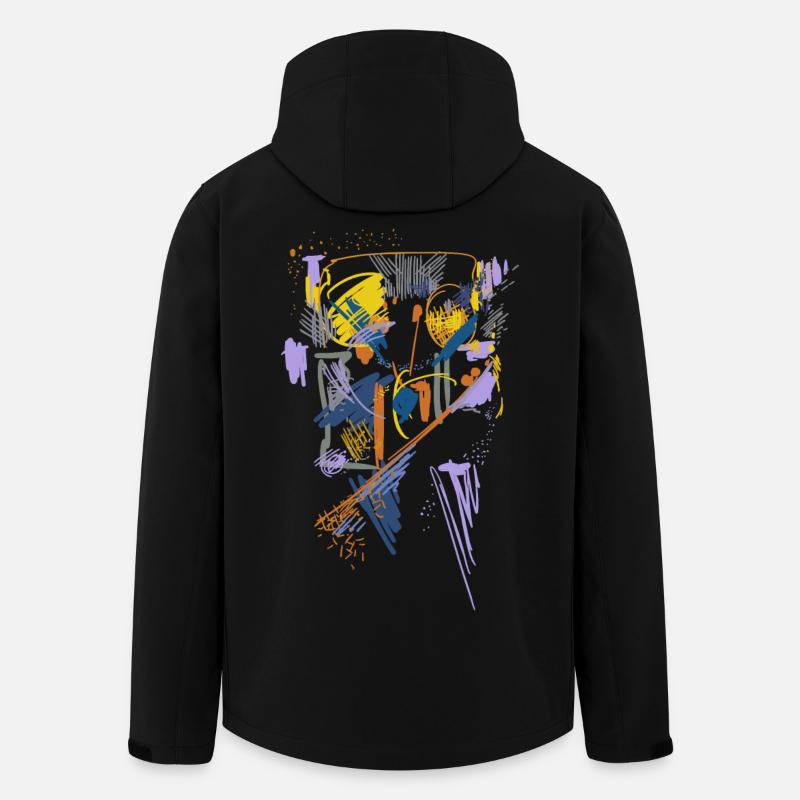 Architecture Abstrait - Veste softshell homme en polyester recyclé Stanley/Stella - noir