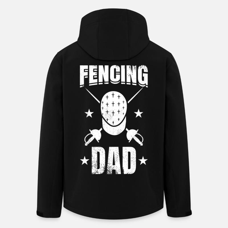 Fencing Daddy - Men’s Recycled Softshell Jacket by Stanley/Stella - black