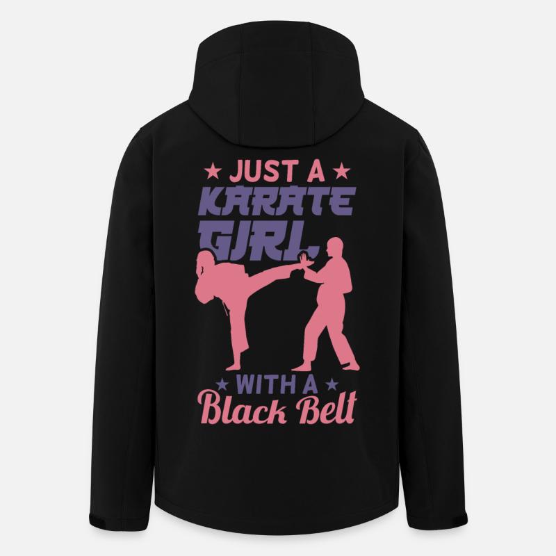 Fille de karaté - Veste softshell homme en polyester recyclé Stanley/Stella - noir