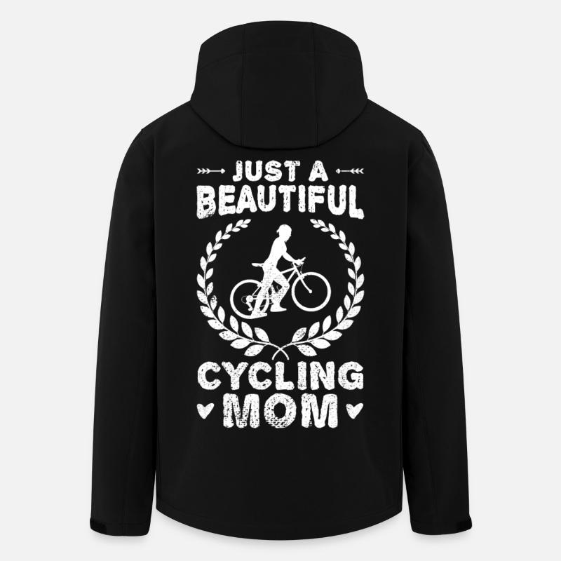Cyclist Mother - Men’s Recycled Softshell Jacket by Stanley/Stella - black