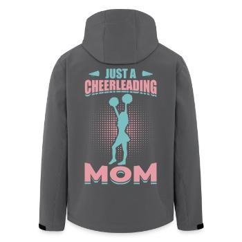 Cheerleading Mom Motivational Design - Men’s Recycled Softshell Jacket by Stanley/Stella - black - Back - AI Model Male 185 light (185cm)