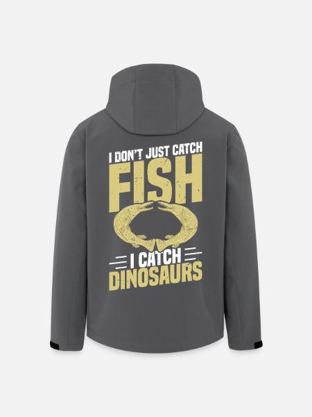 Fishing Rod for Alligator Gar Fishing Alligator - Men’s Recycled Softshell Jacket by Stanley/Stella - black