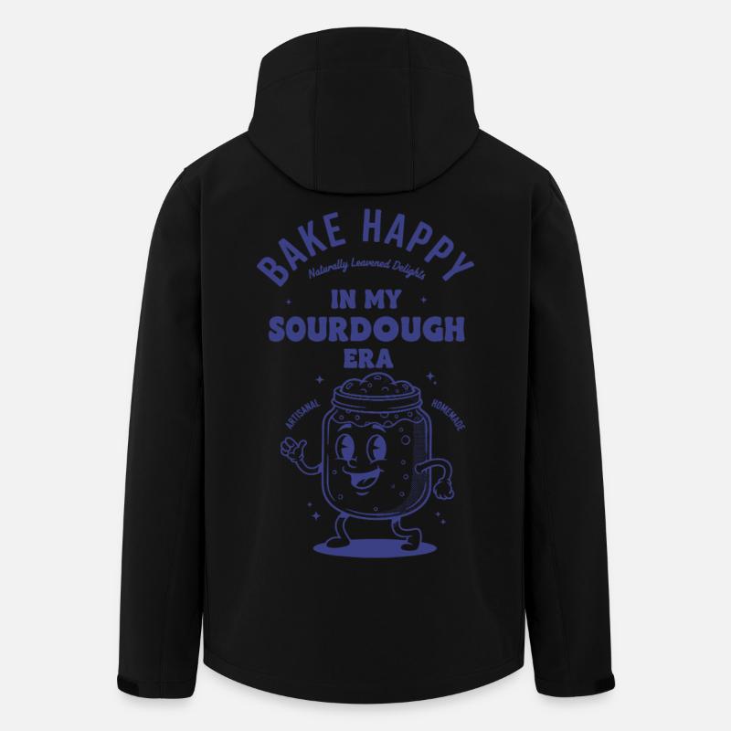Sourdough Bread Baking Baker Sourdough Era - Men’s Recycled Softshell Jacket by Stanley/Stella - black