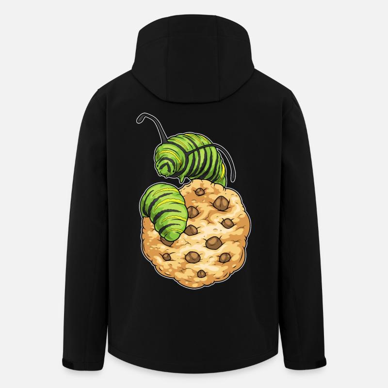 Biscuit chenille - Veste softshell homme en polyester recyclé Stanley/Stella - noir