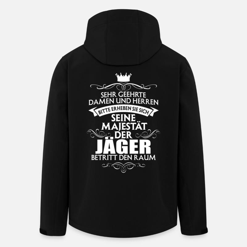 JÄGER - Recycelte Männer Softshell-Jacke von Stanley/Stella - Schwarz