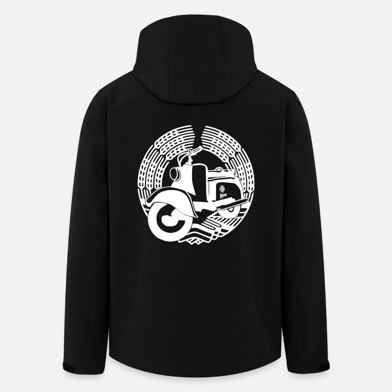 Berliner Roller - Recycelte Männer Softshell-Jacke von Stanley/Stella - Schwarz