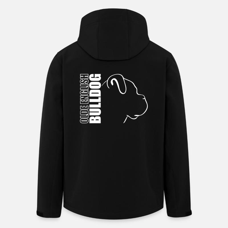 OLDE ENGLISH BULLDOG PROFIL - Veste softshell homme en polyester recyclé Stanley/Stella - noir