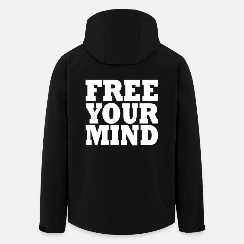 Free your mind - Veste softshell homme en polyester recyclé Stanley/Stella - noir