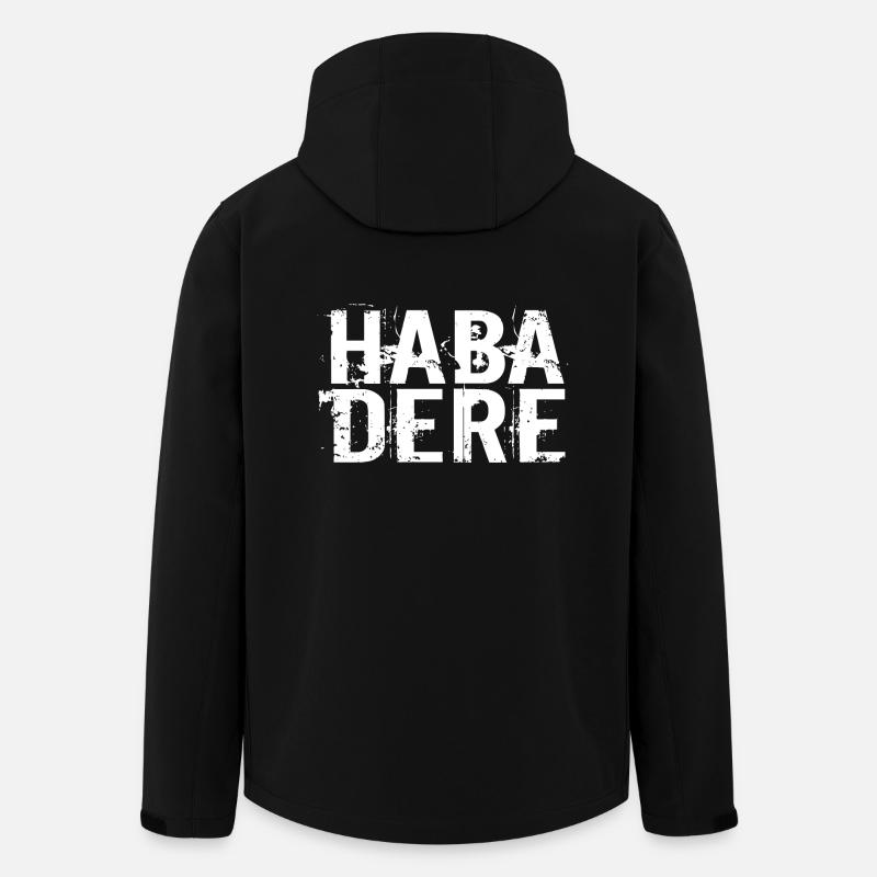 HABA DERE - Men’s Recycled Softshell Jacket by Stanley/Stella - black