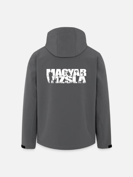 MAGYAR VIZSLA Jagdhund - Recycelte Männer Softshell-Jacke von Stanley/Stella - Schwarz