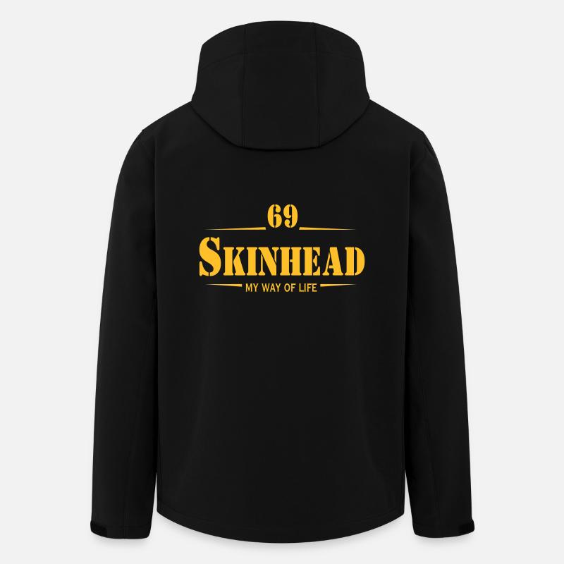 Working Class Skinhead Oi! Antiracist Bootboys My - Veste softshell homme en polyester recyclé Stanley/Stella - noir