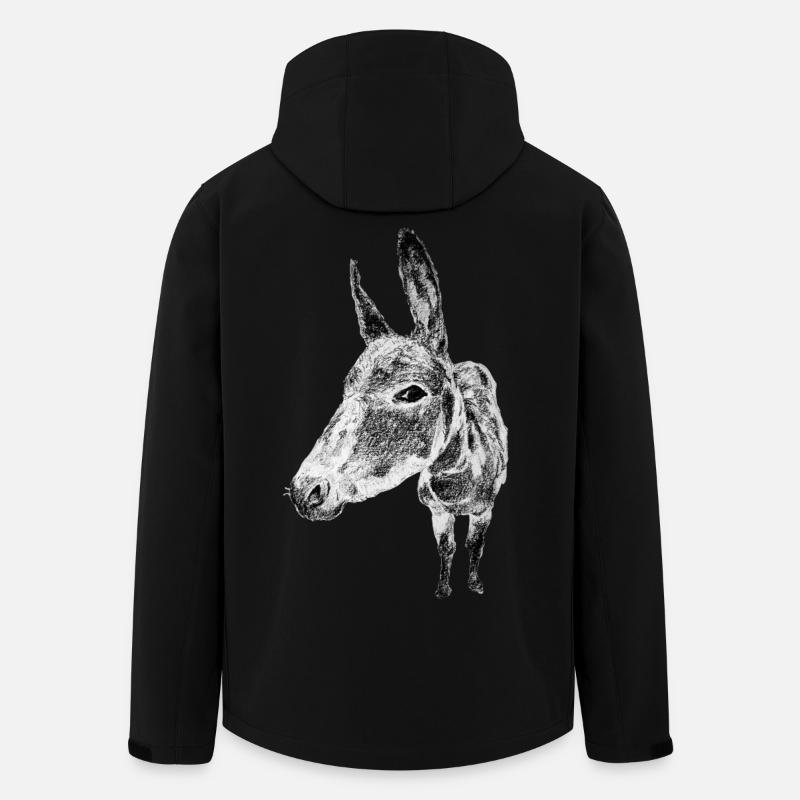 donkey - Men’s Recycled Softshell Jacket by Stanley/Stella - black