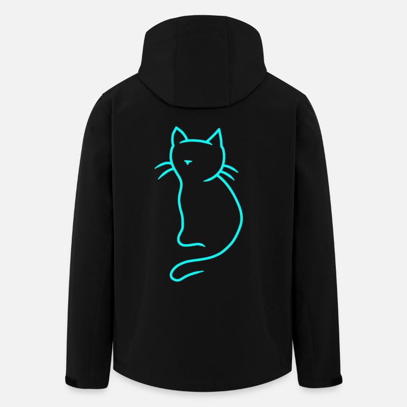 Kätzchen Katze Katzen Haustiere Kinder Miau - Recycelte Männer Softshell-Jacke von Stanley/Stella - Schwarz