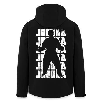 Combattant de judo - Veste softshell homme en polyester recyclé Stanley/Stella - noir - Dos - AI Model Male 185 light (185cm)