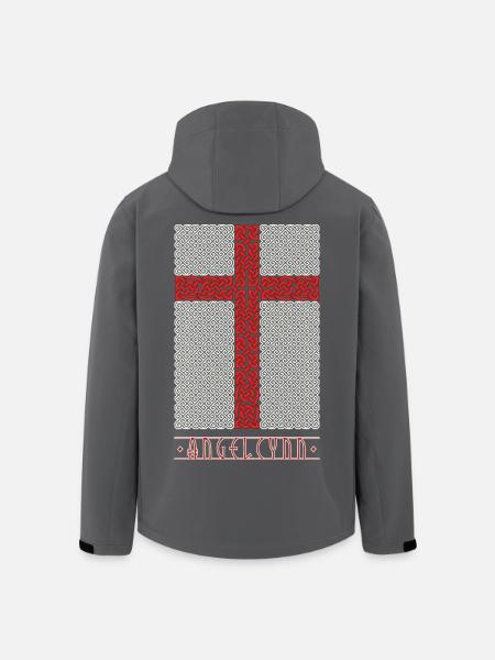 Wikingerstil England Flagge - Recycelte Männer Softshell-Jacke von Stanley/Stella - Schwarz