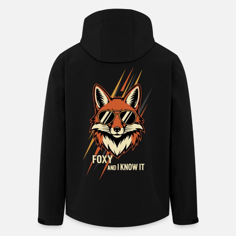 Foxy et moi le savons - Veste softshell homme en polyester recyclé Stanley/Stella - noir