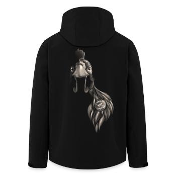 Someone NOT something - Veste softshell homme en polyester recyclé Stanley/Stella - noir - Dos - AI Model Male 185 light (185cm)