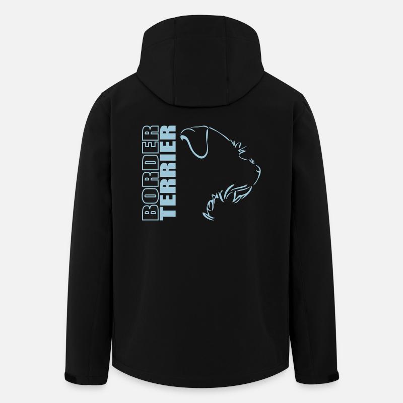 PROFIL WILSIGNS TERRIER FRONTIÈRE - Veste softshell homme en polyester recyclé Stanley/Stella - noir