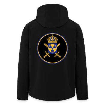 Das schwedische Atomwaffenprogramm - Recycelte Männer Softshell-Jacke von Stanley/Stella - Schwarz - Hinten - AI Model Male 185 light (185cm)