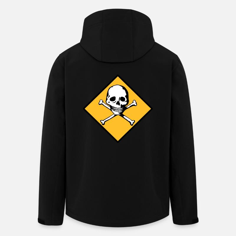 Schädel und Knochen - Recycelte Männer Softshell-Jacke von Stanley/Stella - Schwarz