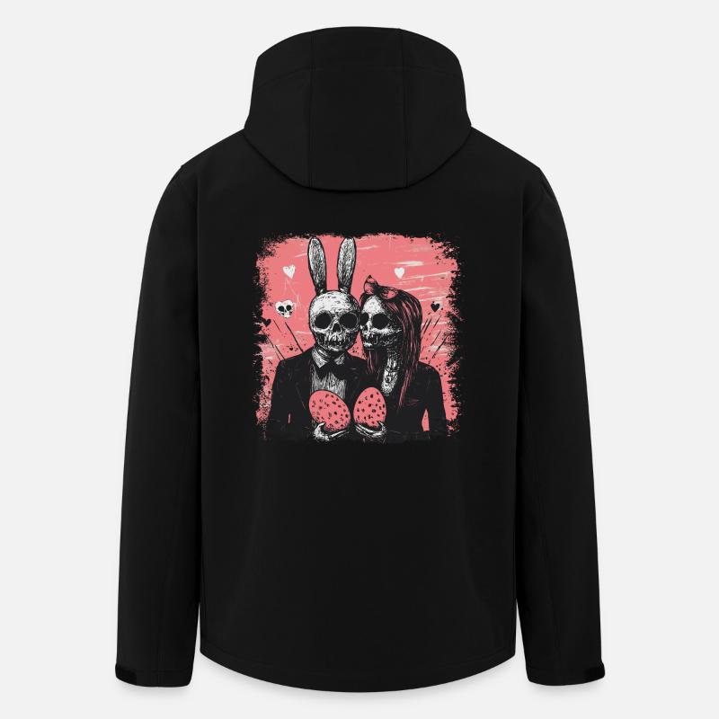 Spooky Easter couple - Men’s Recycled Softshell Jacket by Stanley/Stella - black