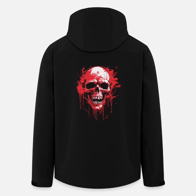 Schädel - Recycelte Männer Softshell-Jacke von Stanley/Stella - Schwarz