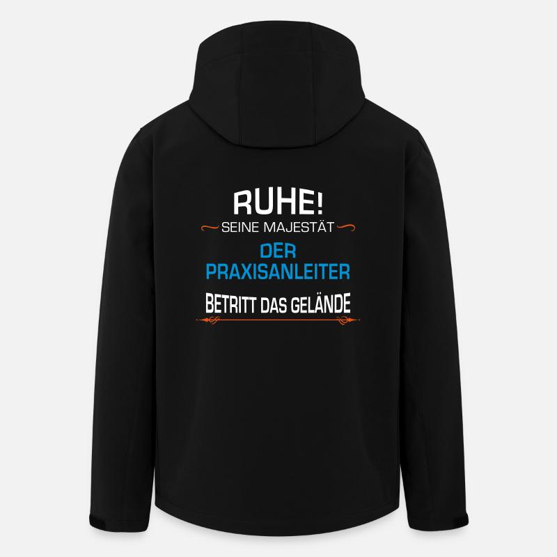 Praxisanleiter Beruf - Recycelte Männer Softshell-Jacke von Stanley/Stella - Schwarz