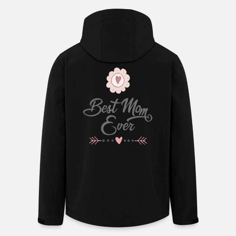 mère - Veste softshell homme en polyester recyclé Stanley/Stella - noir