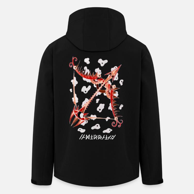 Negative Sagittarius - Men’s Recycled Softshell Jacket by Stanley/Stella - black