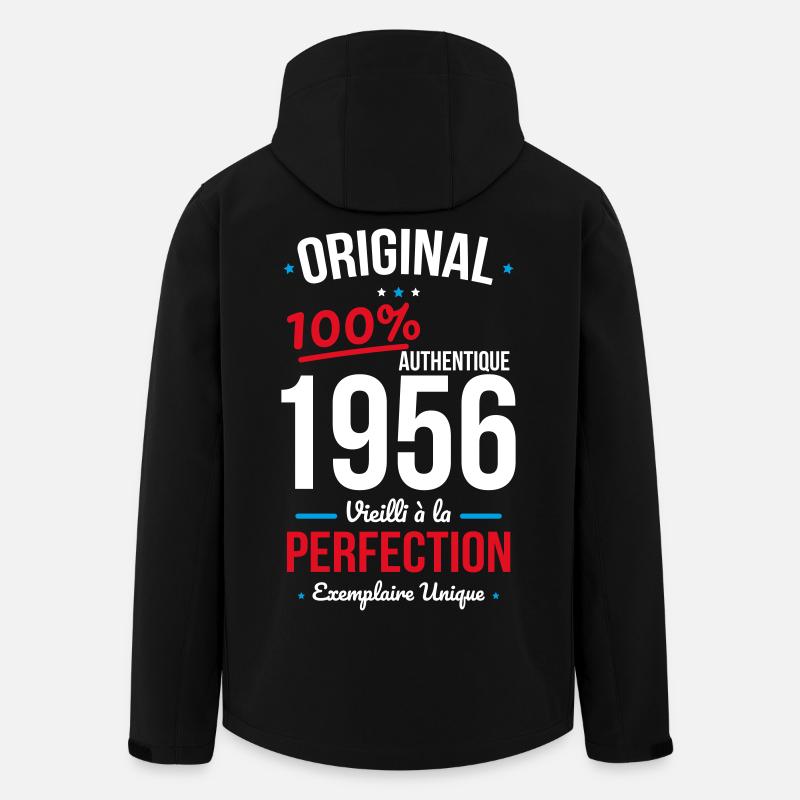 1956 – Original – Unique copy - Men’s Recycled Softshell Jacket by Stanley/Stella - black