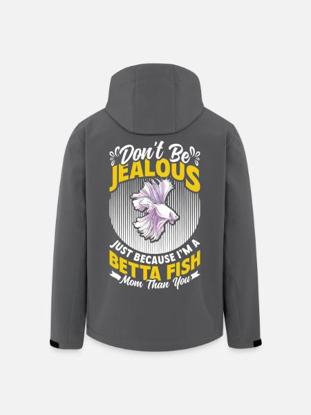 Siamesisches Kampffisch-Mama-Aquarist-Aquarium - Recycelte Männer Softshell-Jacke von Stanley/Stella - Schwarz