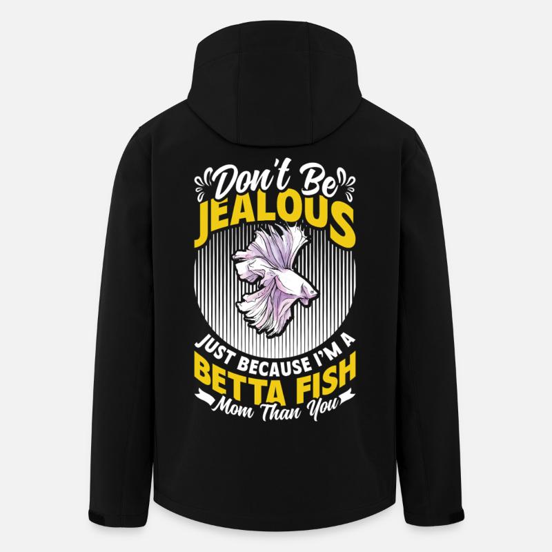 Siamesisches Kampffisch-Mama-Aquarist-Aquarium - Recycelte Männer Softshell-Jacke von Stanley/Stella - Schwarz