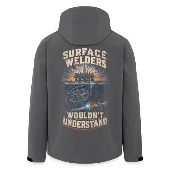 Soudeur sous-marin Soudeur sous-marin - Veste softshell homme en polyester recyclé Stanley/Stella - noir - Dos - AI Model Male 185 light (185cm)