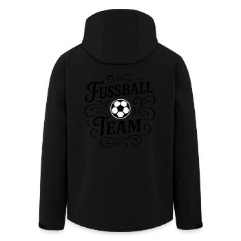 Équipe de football - Veste softshell homme en polyester recyclé Stanley/Stella - noir - Dos - AI Model Male 185 light (185cm)