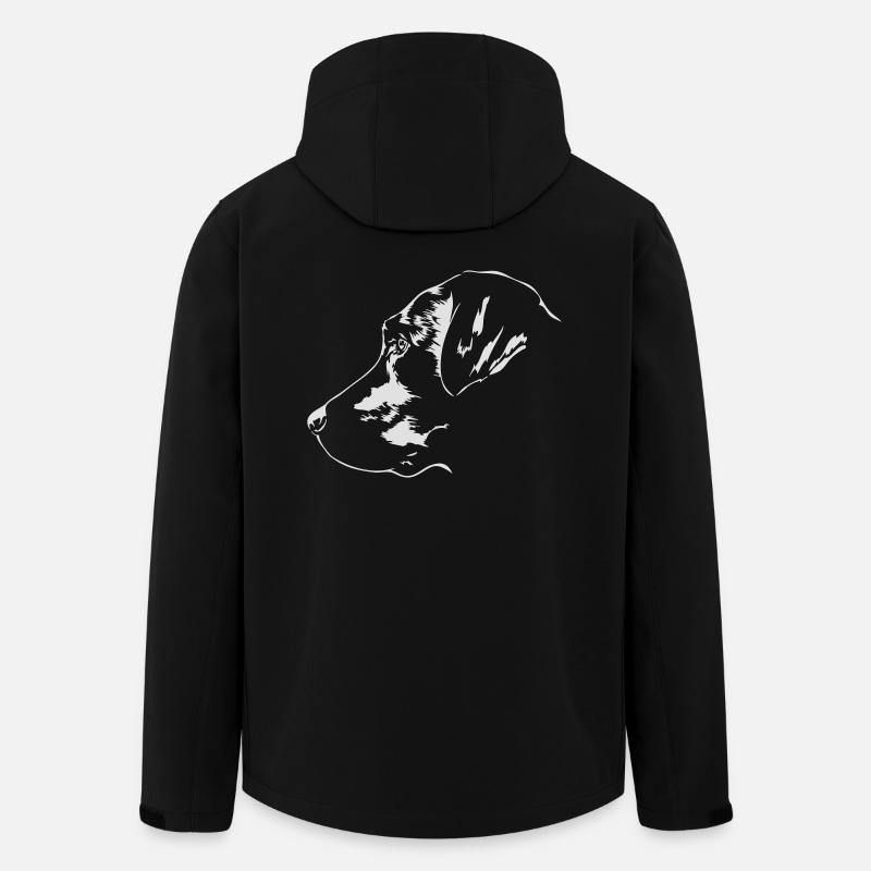 LABRADOR RETRIEVER - Recycelte Männer Softshell-Jacke von Stanley/Stella - Schwarz