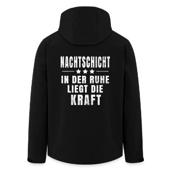 Night Shift T-shirt - Veste softshell homme en polyester recyclé Stanley/Stella - noir - Dos - AI Model Male 185 light (185cm)