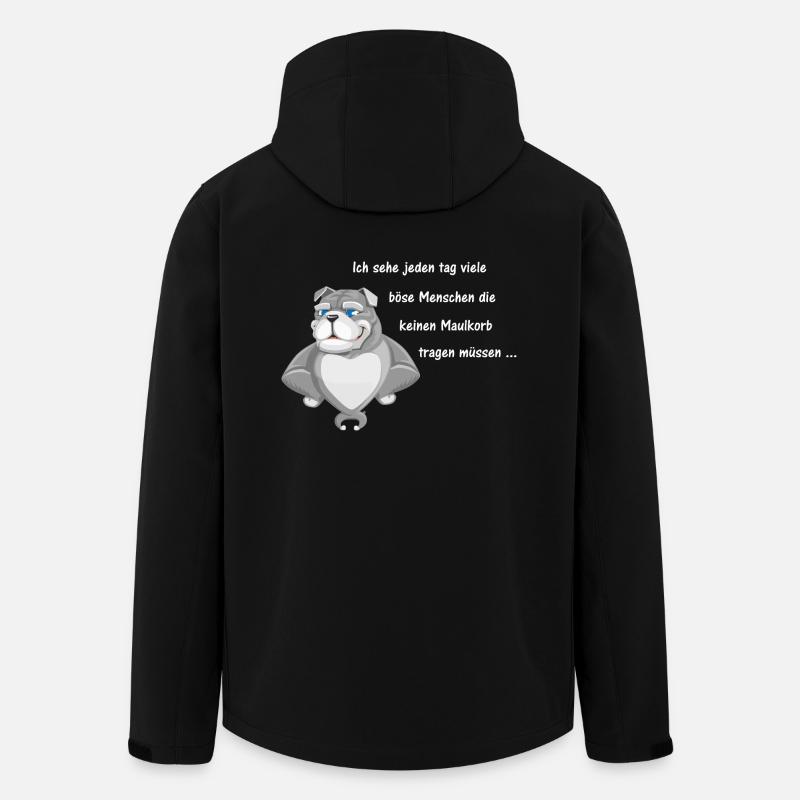 Maulkorb - Recycelte Männer Softshell-Jacke von Stanley/Stella - Schwarz