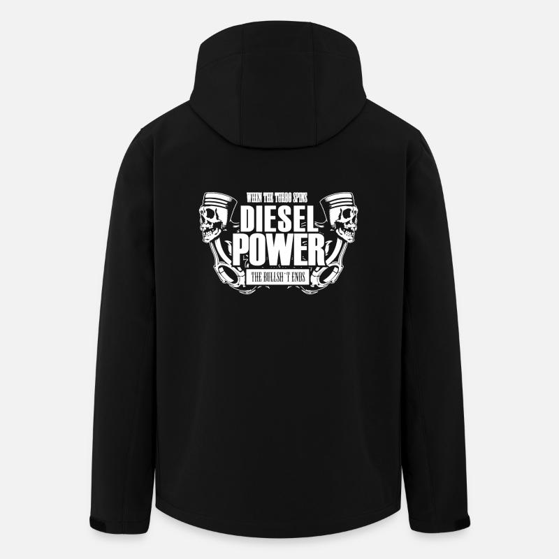 Diesel Power Shirt - Men’s Recycled Softshell Jacket by Stanley/Stella - black