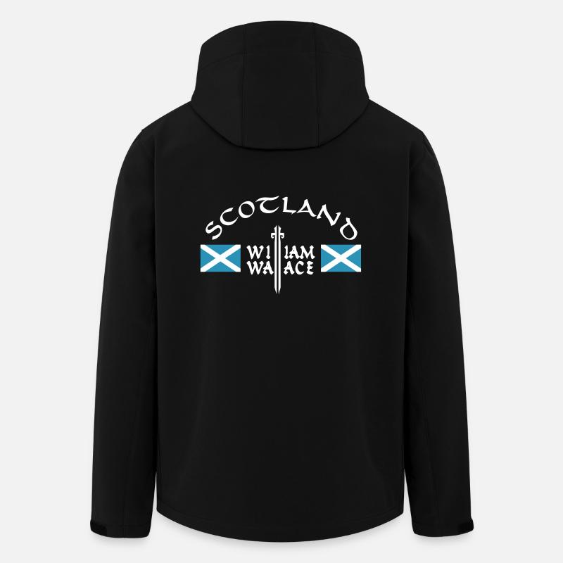 Ecosse William Wallace - Veste softshell homme en polyester recyclé Stanley/Stella - noir