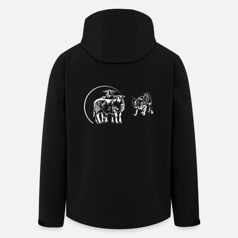KANT COLLIE samlas sheep - Återvunnen softshell-jacka Herr Stanley/Stella Discoverer - svart