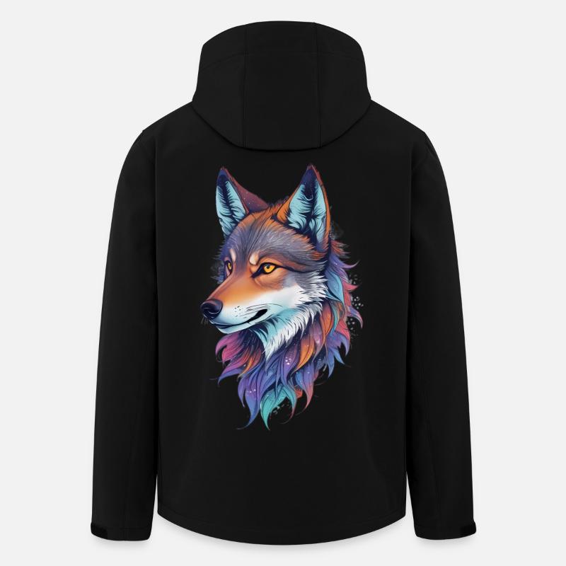 Wolf - Men’s Recycled Softshell Jacket Discoverer by Stanley/Stella - black