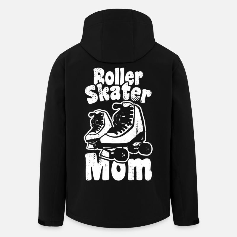 Mère patineuse à roulettes - Veste softshell homme en polyester recyclé Stanley/Stella - noir