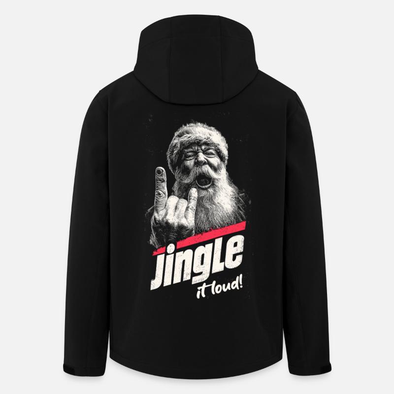 Jingle It Loud - Men’s Recycled Softshell Jacket by Stanley/Stella - black