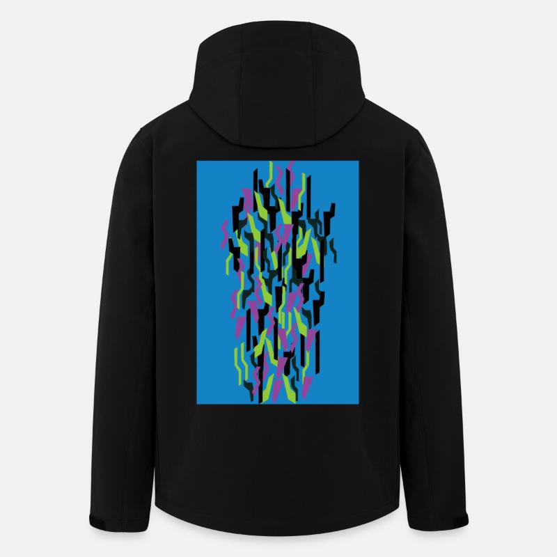 Camouflage Art - Men’s Recycled Softshell Jacket by Stanley/Stella - black