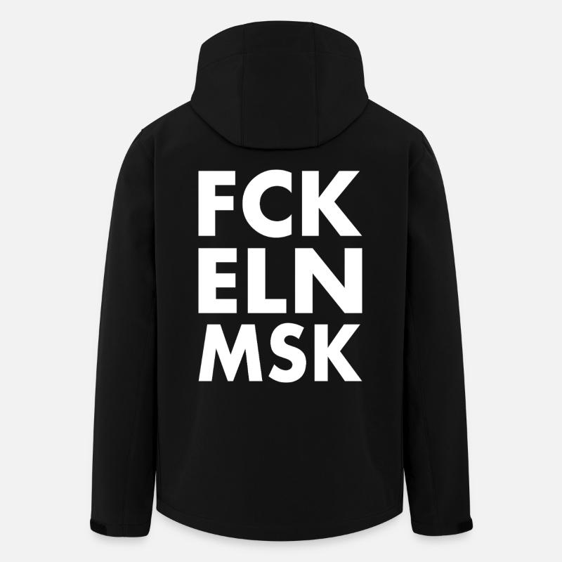 Fck eln msk - Men’s Recycled Softshell Jacket by Stanley/Stella - black