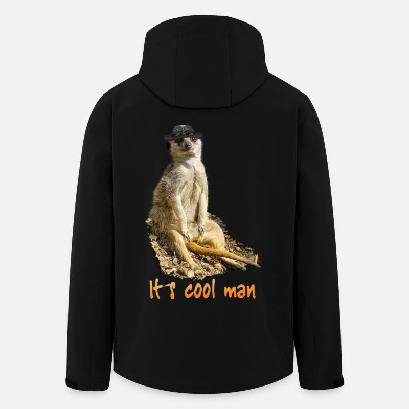 It´s cool man - Recycelte Männer Softshell-Jacke von Stanley/Stella - Schwarz